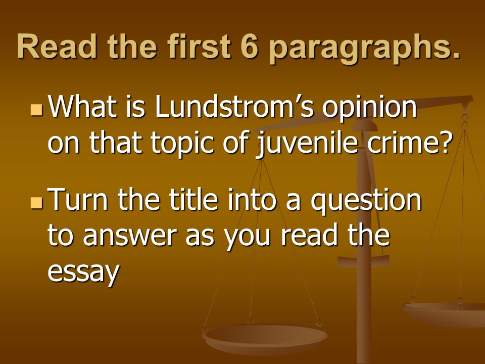 Juvenile Justice System Research Paper